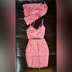 3 Piece Matching Houndstooth set